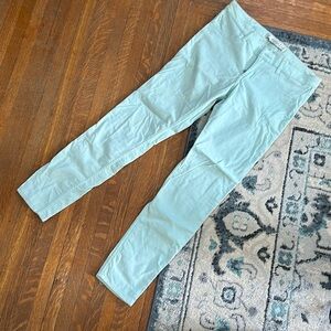 Robins egg blue velvet A&F pants